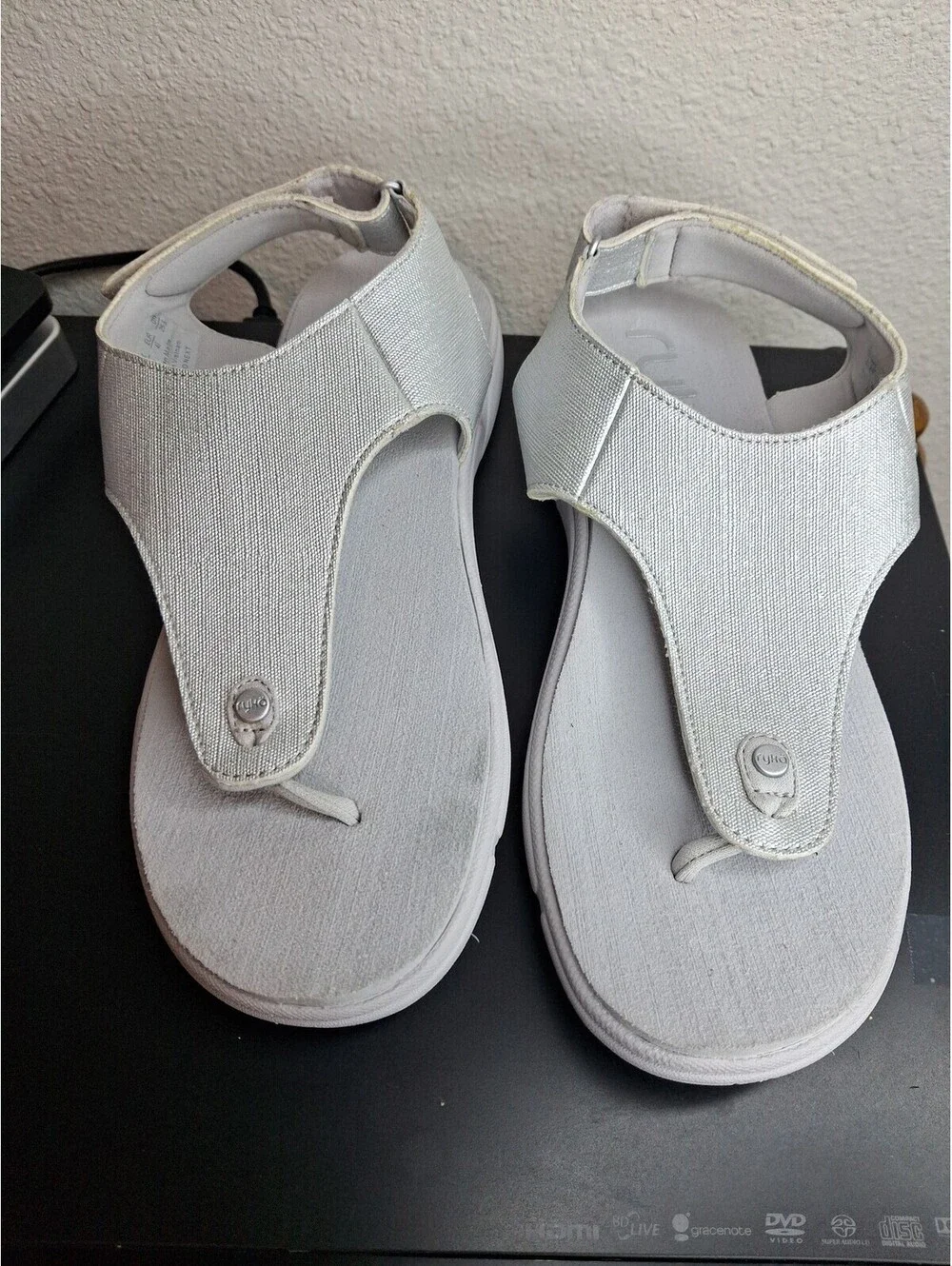 Ryka Margo Next Women's Sandals Silver size US 9W